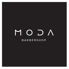 Logo MODA Barbershop Batam